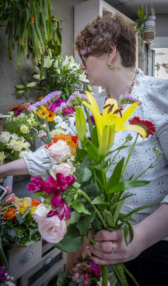 Création de bouquets de fleurs à Morestel